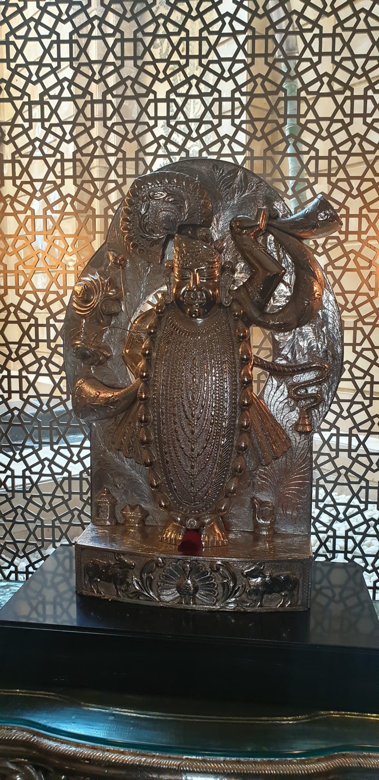 Pure Silver Shreenath Ji Idol