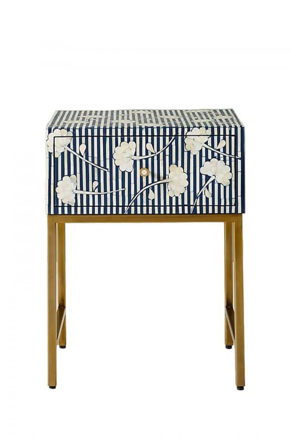 Lily Nightstand – Navy Blue