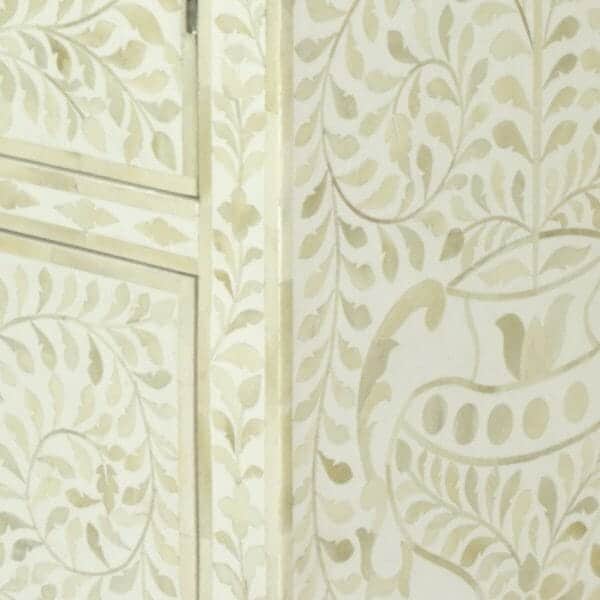 Floral Bone Inlay Almirah / Armoire / Cupboard