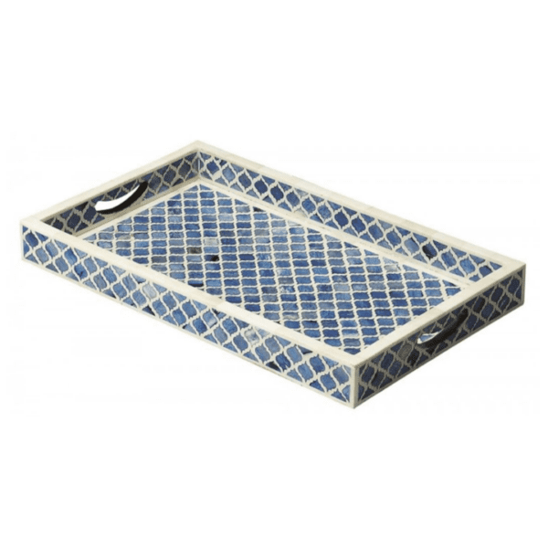 Moroccan Dyed Bone Inlay Tray