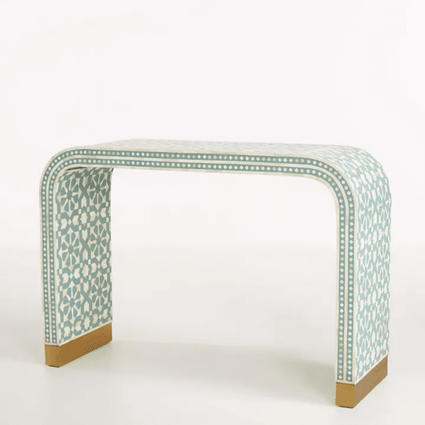 Bone Inlay Console Tables