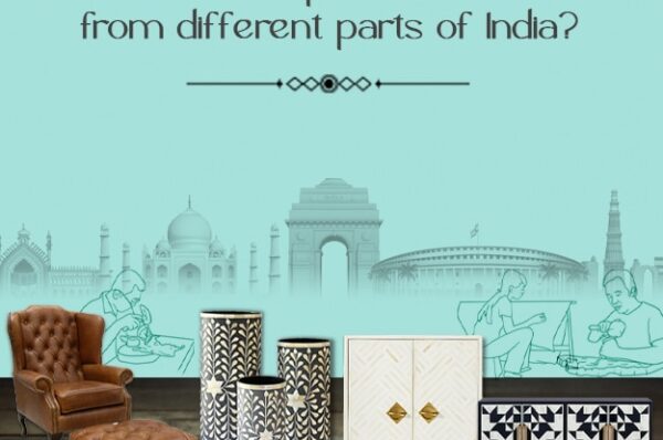 What are some peculiar handicrafts from different parts of India?