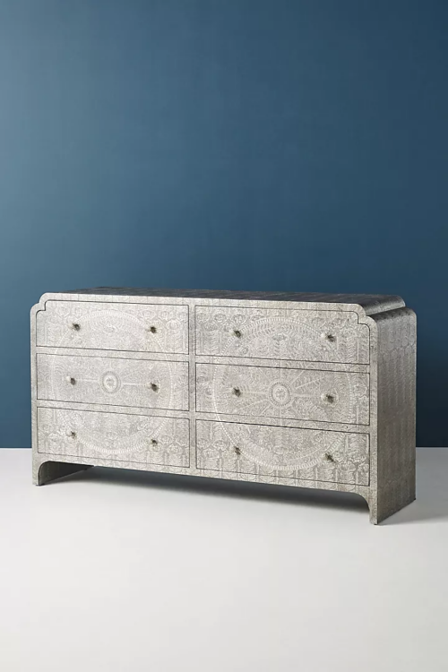 German Silver Chest of Drawers