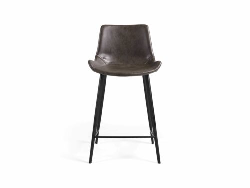 Faux Leather Counter Stool