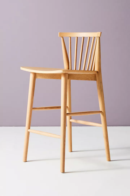 Wooden Counter Stool