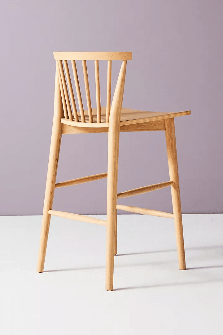 Wooden Counter Stool