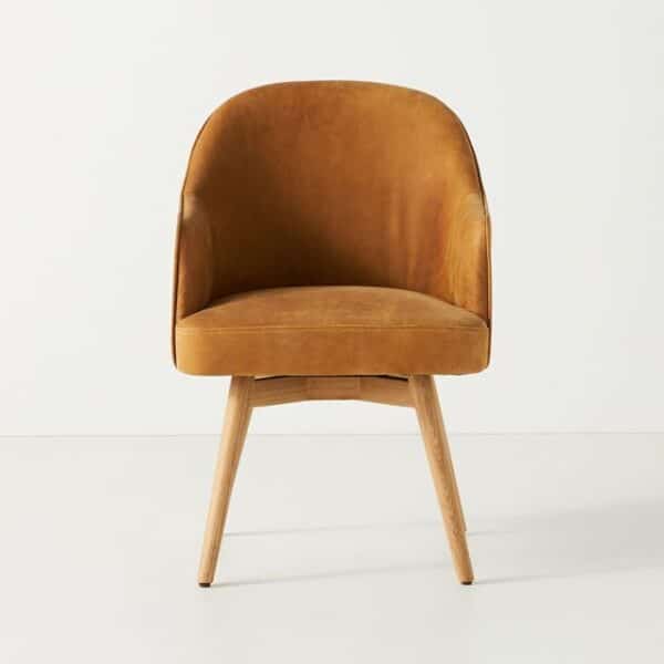 Leather Swivel Desk Chair