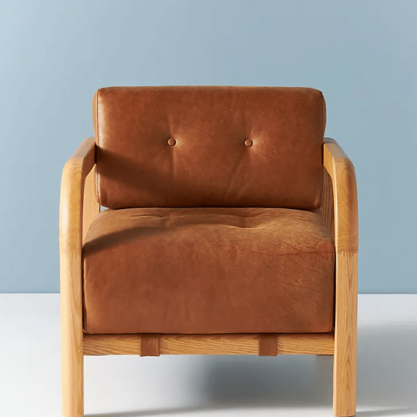 Souraya Leather Armchair