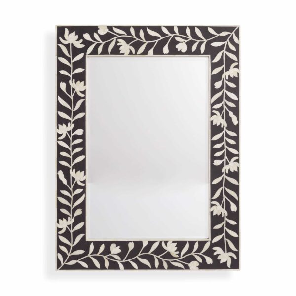 Suhana Bone Inlay Floor Mirror (Copy) - Black