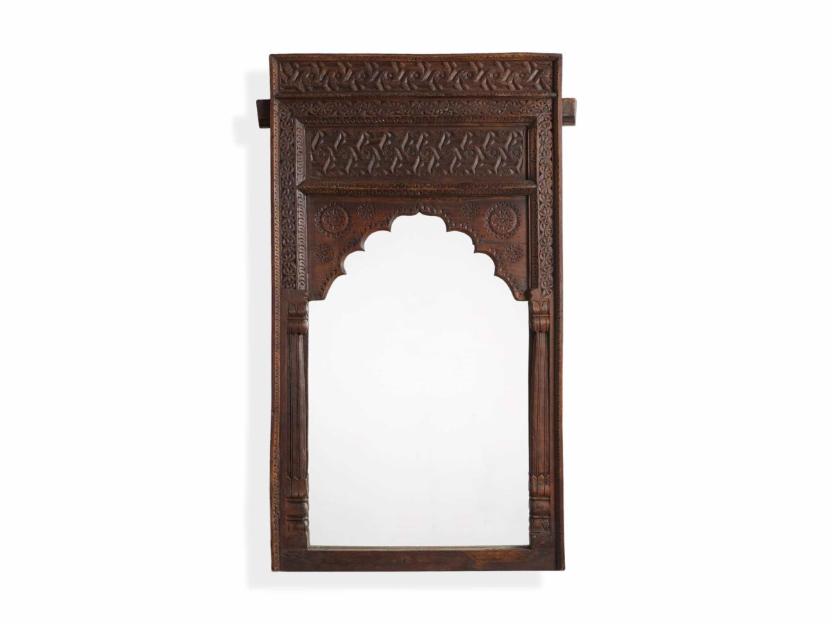 Naina Wooden Wall Mirror