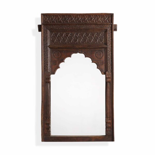 Naina Wooden Wall Mirror