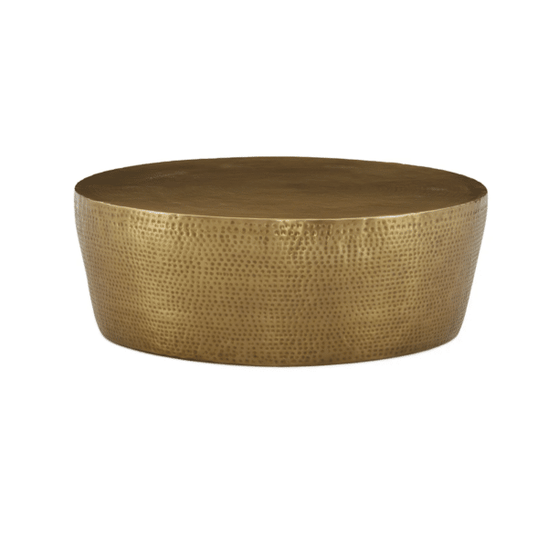 Gold Hammered Coffee Table