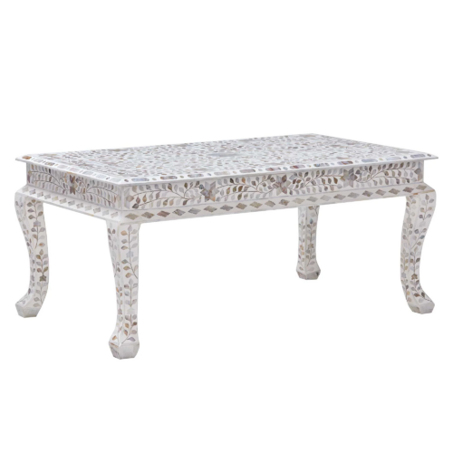 Mehr Mother of Pearl Inlay Coffee Table