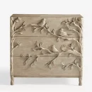 Bird Wooden 3 Drawer Dresser
