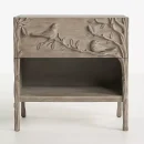 Bird Wooden Nightstand