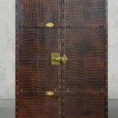 Atlas Leather Bar Cabinet