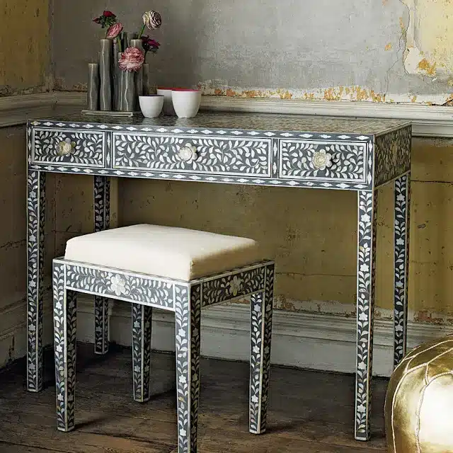 mother of pearl inlay furniture