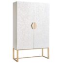 Mother of Pearl Inlay Bar Cabinet