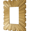 Miraya Starburst Brass Wall Mirror