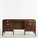 Modern Wooden Executive Desk - Sunburst
