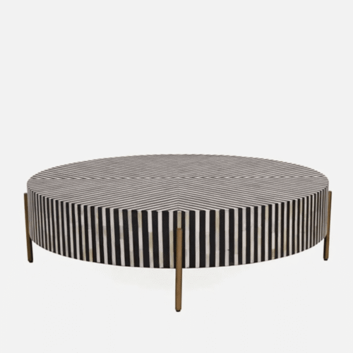 Kumaon Bone Inlay Coffee Table