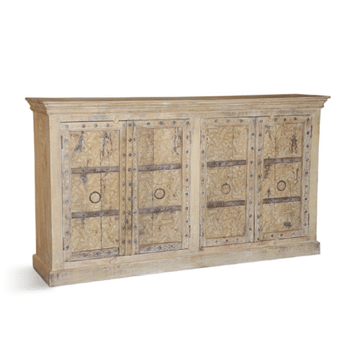 Old Vintage Carved Sideboard / Buffet