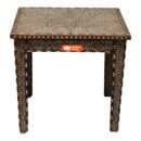 Teak Wood and Bone Inlay Table