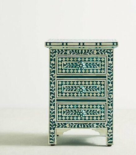 Seoul Floral 3 Drawer Bedside