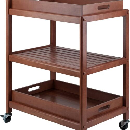 Wooden Bar Cart