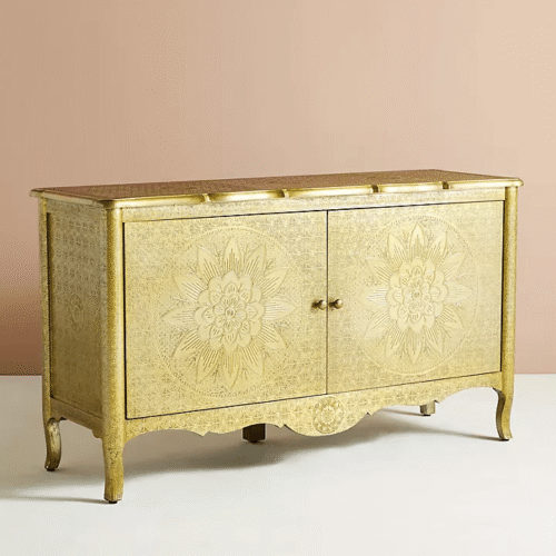 Brass Embossed Buffet
