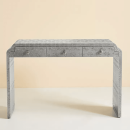 German Silver Embossed Console