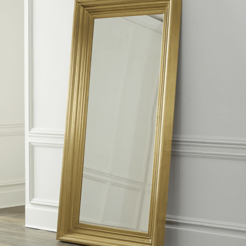 Magnum Brass Floor Mirror