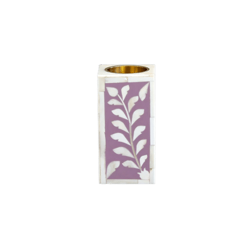 Bone Inlay Candle Holder / Medkhan / Bukhoor