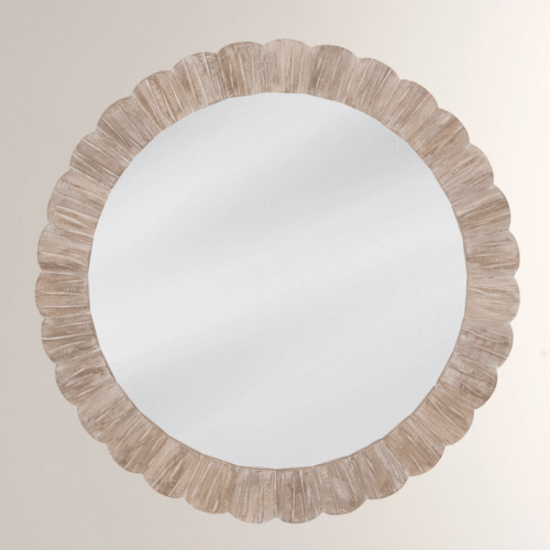 Seema Wooden Wall Mirror
