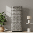 Bone Inlay Tall Boy Cabinet Arrow