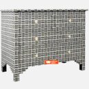 Black Bone Inlay Chest of 4 Drawers in Equate