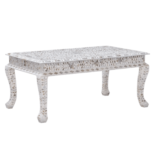 Mehr Mother of Pearl Inlay Coffee Table
