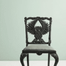 Handcarved Owl Dining Chair