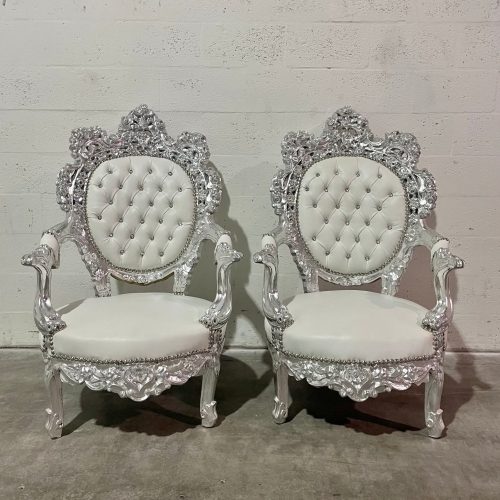 Vintage German Silver Chair