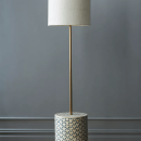 Targua Bone Inlay Floor Lamp