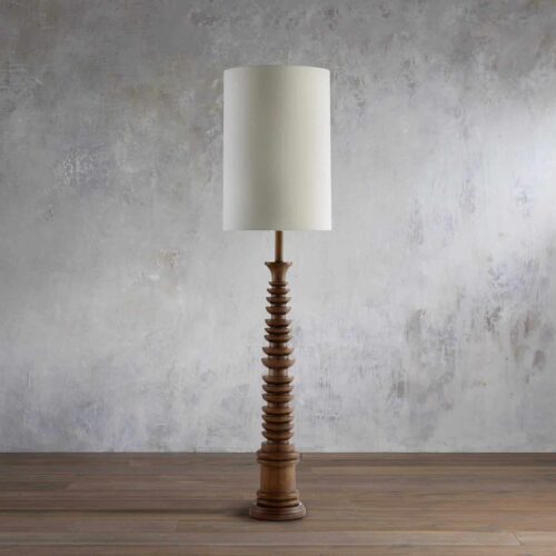 Diya Wooden Floor Lamp