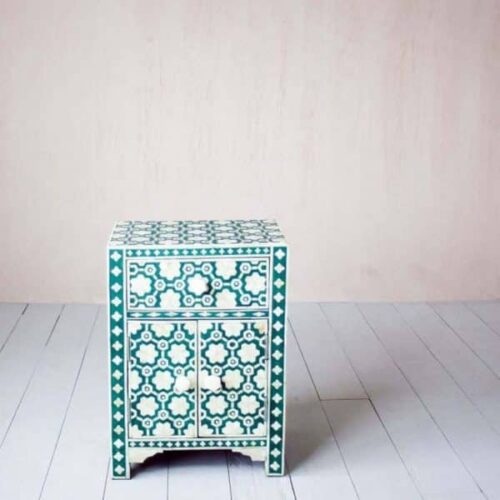 Gajra Bone Inlay Nightstand