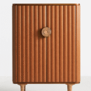 Samuel Leather Bar Cabinet