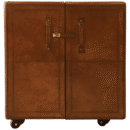 Helena Leather Bar Cabinet