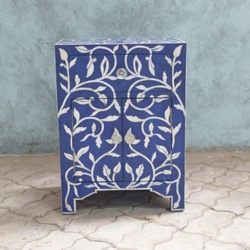 Laila Bedside Pearl Inlay