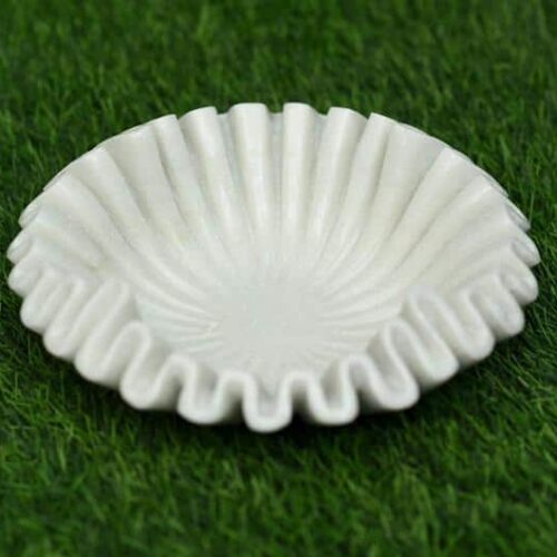 Marble Abstract Plate Table Decor