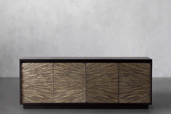 Hinaya Brass Media Cabinet / Sideboard / Entryway Console