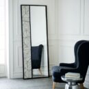Optical Bone Inlay Floor Mirror