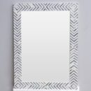 Chevron Bone Inlay Mirror
