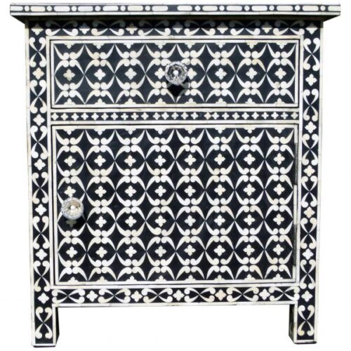 Malawi Bone Inlay Bedside